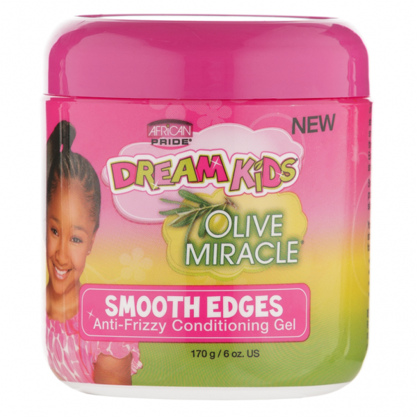 African Pride Dream Kids Olive Miracle Smooth Edges Anti-Frizzy Conditioning Gel